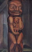 Emily Carr Totem Mother Kitwancool painting